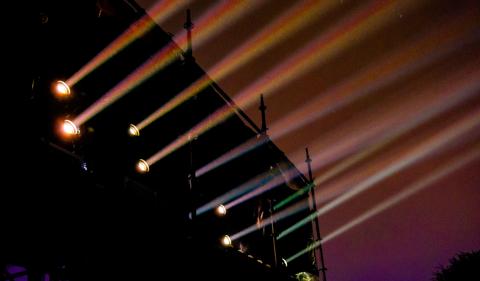 Barco QDX empowers Yongding Tower projection mapping show at Beijing Garden Expo Park