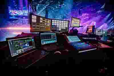 Barco EventMaster image processing control deck at Eurovision Song Festival