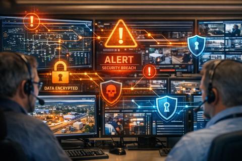 security control room visuals