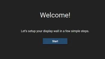 Video wall management software images UX layout of user interface ui