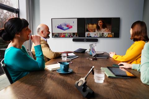 Sistema de salas ClickShare para videoconferencias