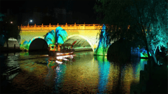 Pictures customer story of Dream wander to Luling, the modern version of the Riverside scene at the Qingming festival, projection mapping at Ji'an Houhe River with UDX