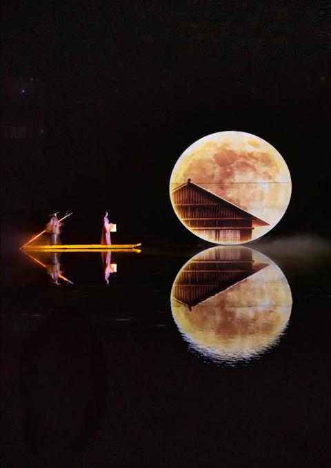 Pictures for customer story Peach Blossom Bamboo Sea Illusion in China with Barco G100 and UDX projectors