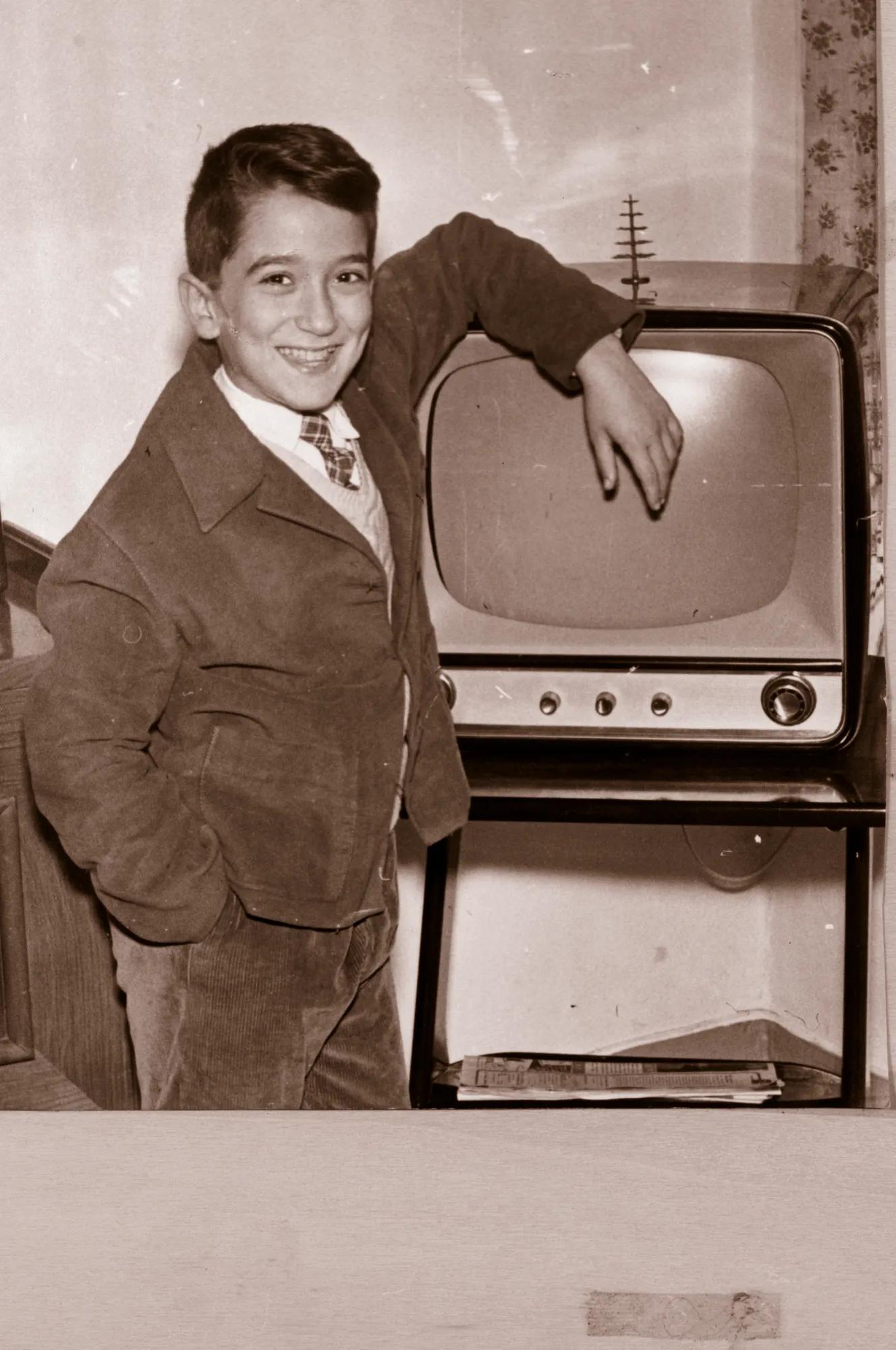 first black and white television