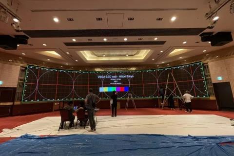 Tokyo hilton customer story led video wall