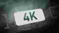 4K image resolution banner