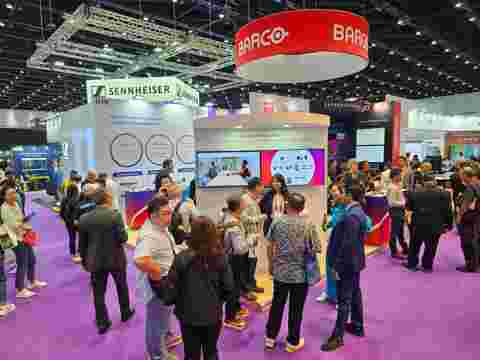 InfoComm US 2024 Barco booth picture