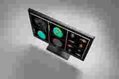 Birds' eye view of Coronis Fusion 6MP medical display
