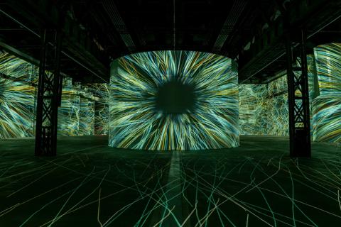 Pictures for customer story Phoenix des Lumières, Dortmund, Germany. The immersive digital art experience from Culturespaces.