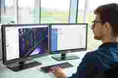 A PACS manager maintaining diagnostic displays