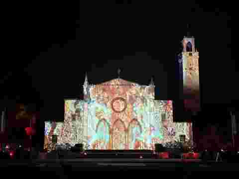 Projecting the soul of Loyola Marymount University, show “Anima Mundi: The Soul of the World”, powered by UDX