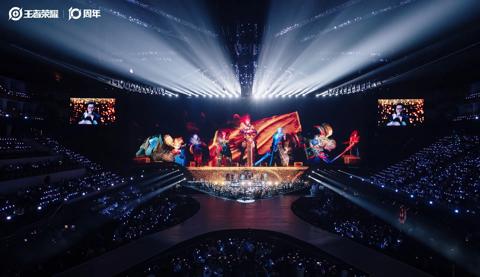 Barco Encore3 Empowers the Honor of Kings 10th Anniversary in China