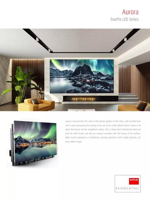 Barco Residential brochure fronts