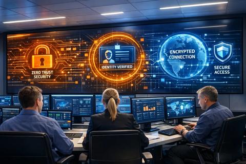 security control room visuals