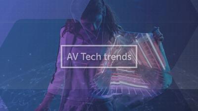 title shot of the AV tech trends video series