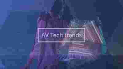 title shot of the AV tech trends video series