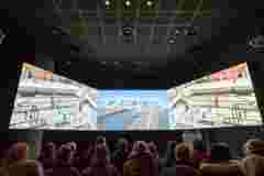 visitor center Port of Zeebrugge, with Barco projection and ClickShare