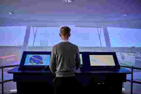 HR Wallingford shipbridge simulation ship naval nautical training