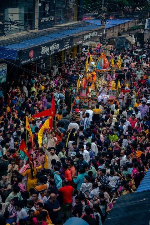India customer story Shri Jagannath Rath Yatra Puri, in the Indian state of Odisha barco Unisee and NSD-430