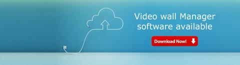 Video wall management software images UX layout of user interface ui