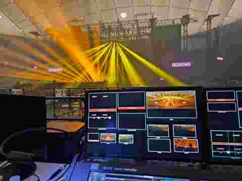 Pictures for customer story Barco EventMaster image processing on tour with K-Pop sensations BlackPink and BTS with partner GoodMedia