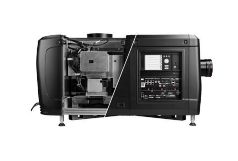 LLU Hero Cinema Product: Hero image of Barco LLU cinema projector.