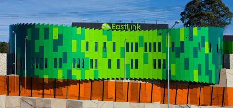 Exterior of the control room of Eastlink building, customer story Australia traffic management center