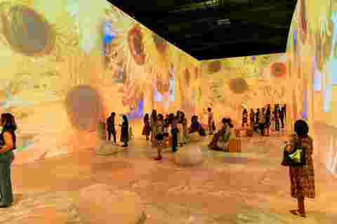 Pictures for customer story The Real Van Gogh Immersive Experience  in India via Spectrum AV with G100 projectors
