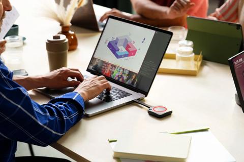ClickShare room system for video conferencing