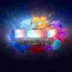 Expanding the Experience - Corporate presentation campaign visual for Corporate live events segment