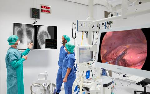 shoot at Värnamo Hospital OR, Sweden 2017 by Beeldcollectief