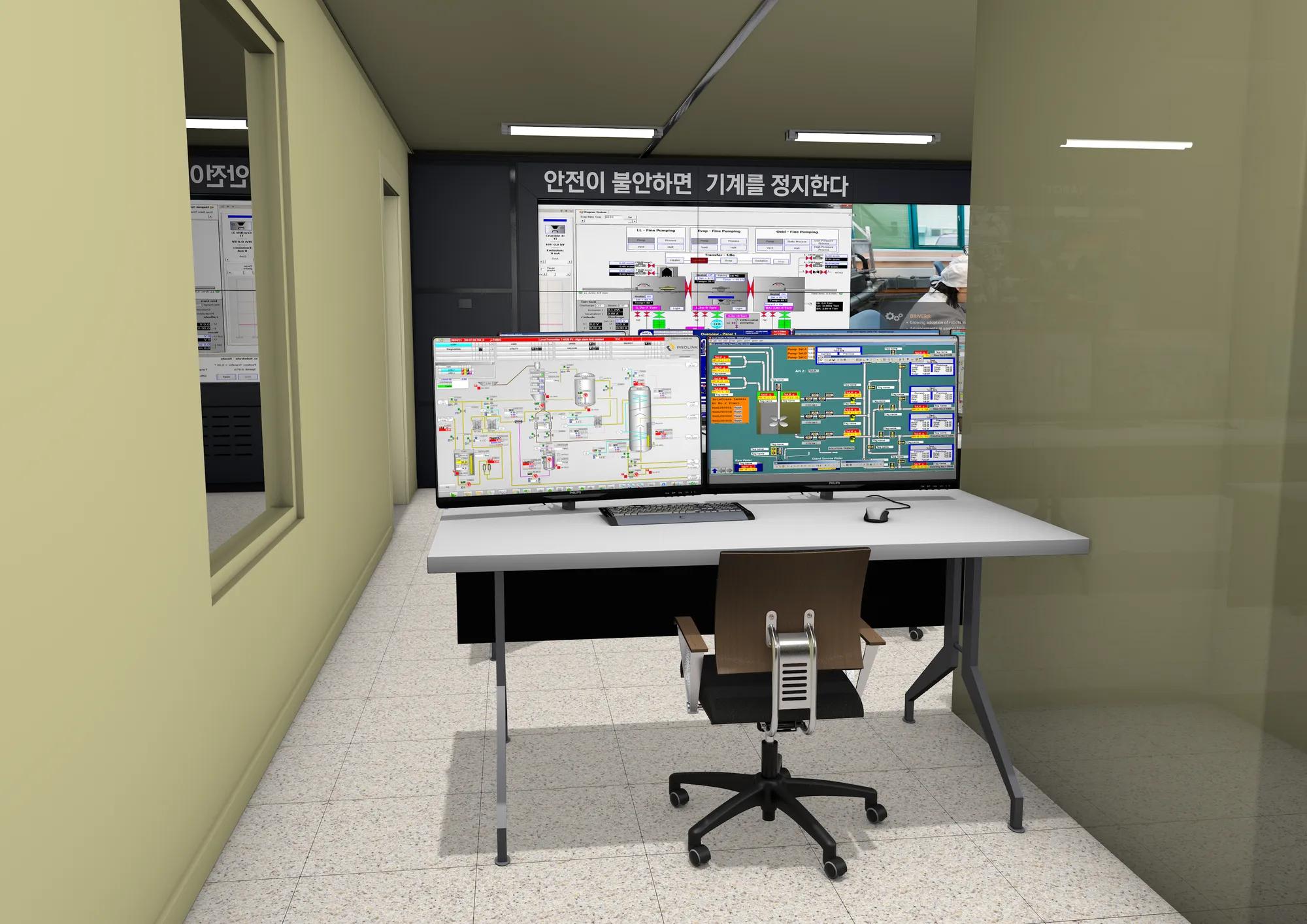 Advancing plant operations with Barco’s OpSpace personal workspace - Barco
