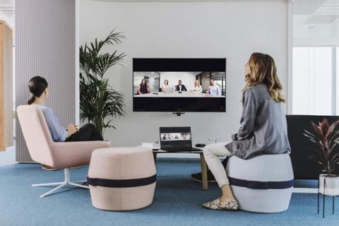 ClickShare conference, Jabra Panacast, serious distancing, huddle space