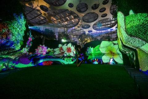 Barco G-series lights up the Shanghai Greenhouse Garden with an immersive experience