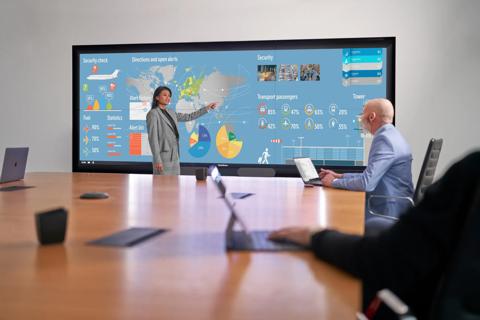 Crisis room boardroom image taken on onecampus