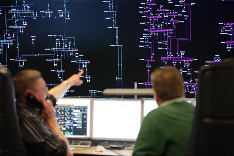 Energy monitoring and distribution electricity control room