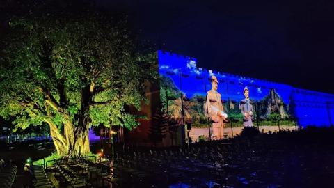 Customer story pictures CS Barco's Immersive Projection Mapping brings history back to life at historical Cellular Jail, India