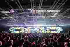 Barco UDX-4K32 projectors at an Adobe Summit