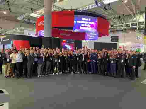 ISE2023 booth team picture