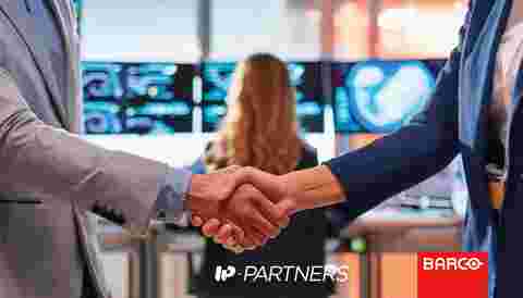 image for newsroom on the partnership between barco and ip-partners in france