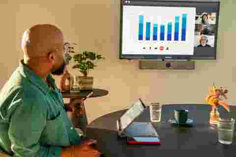 ClickShare video bars for wireless conferencing