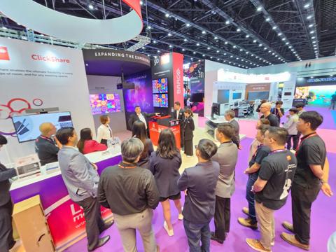 InfoComm US 2024 Barco booth picture