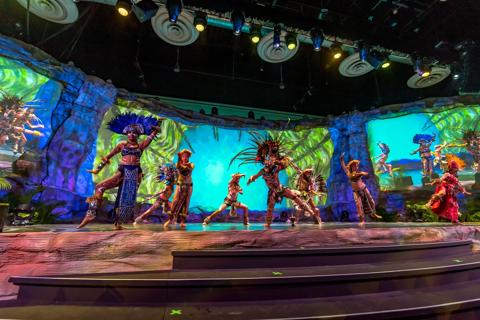 Remarkable blend of technology and Mayan storytelling elevates corporate event in Cancun using Barco UDM projection, E2 image processing and LED