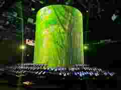 TechWorld pavilion (Taiwan) at World Expo 2025 in Osaka with 360° projection by Barco projectors