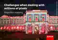Download our projection mapping e-book - Challenges when dealing with millions of pixels
