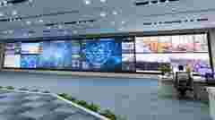 barco unisee lcd video wall in china belt and road project