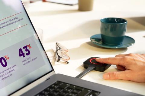 ClickShare room system for video conferencing