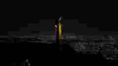 Projection mapping in Rio on Christ the Redeemer statue during Belgium - Brazil economic mission