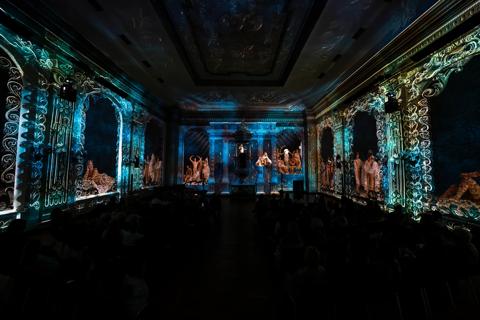 Barco technology sings in harmony with Riga tradition at INTERLUDE, a multimedia immersive experience