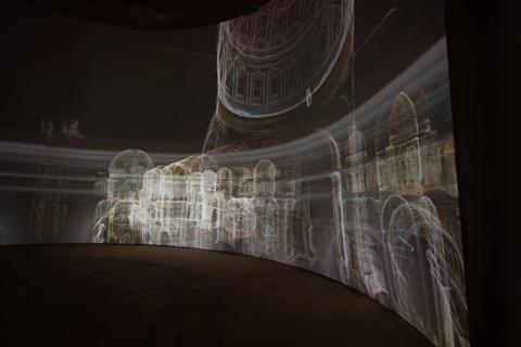 Customer story pictures for Immersive wonders at the Vatican Basilica with I600 projectors Copyright Dadada Studio
